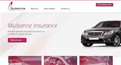 Desktop Screenshot of mulsanneinsurance.com