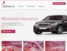 Tablet Screenshot of mulsanneinsurance.com